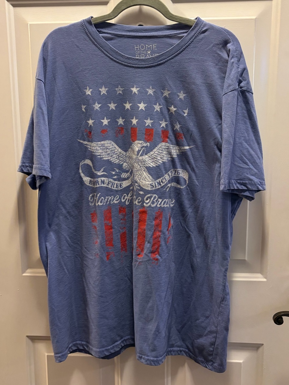 Men's Graphic Tee - Light Blue